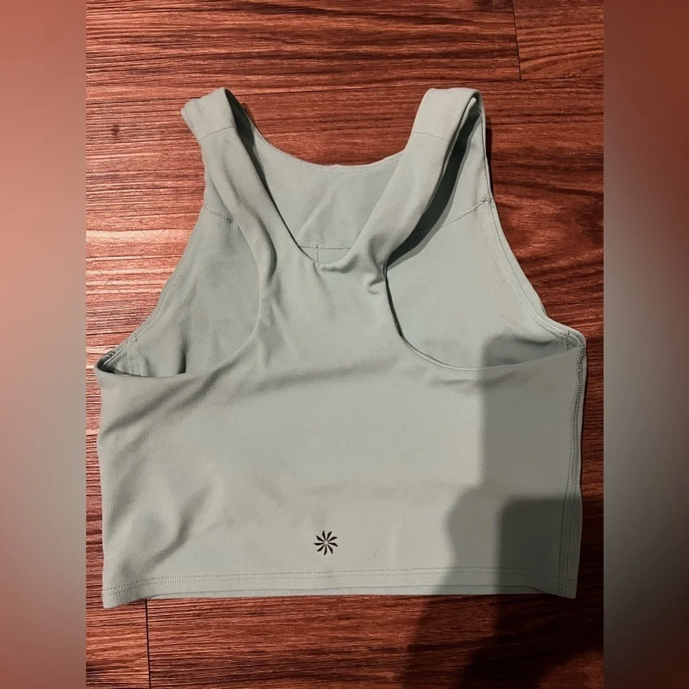 Athleta Conscious Crop Tea Dye sports bra